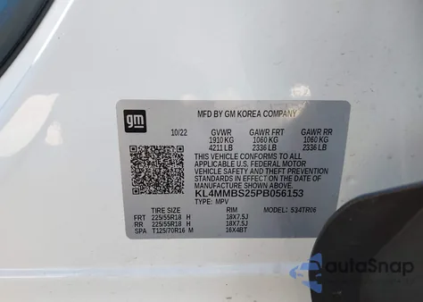 2023 Buick Encore Gx Preferred Fwd from USA, damaged, VIN KL4MMBS25PB056153